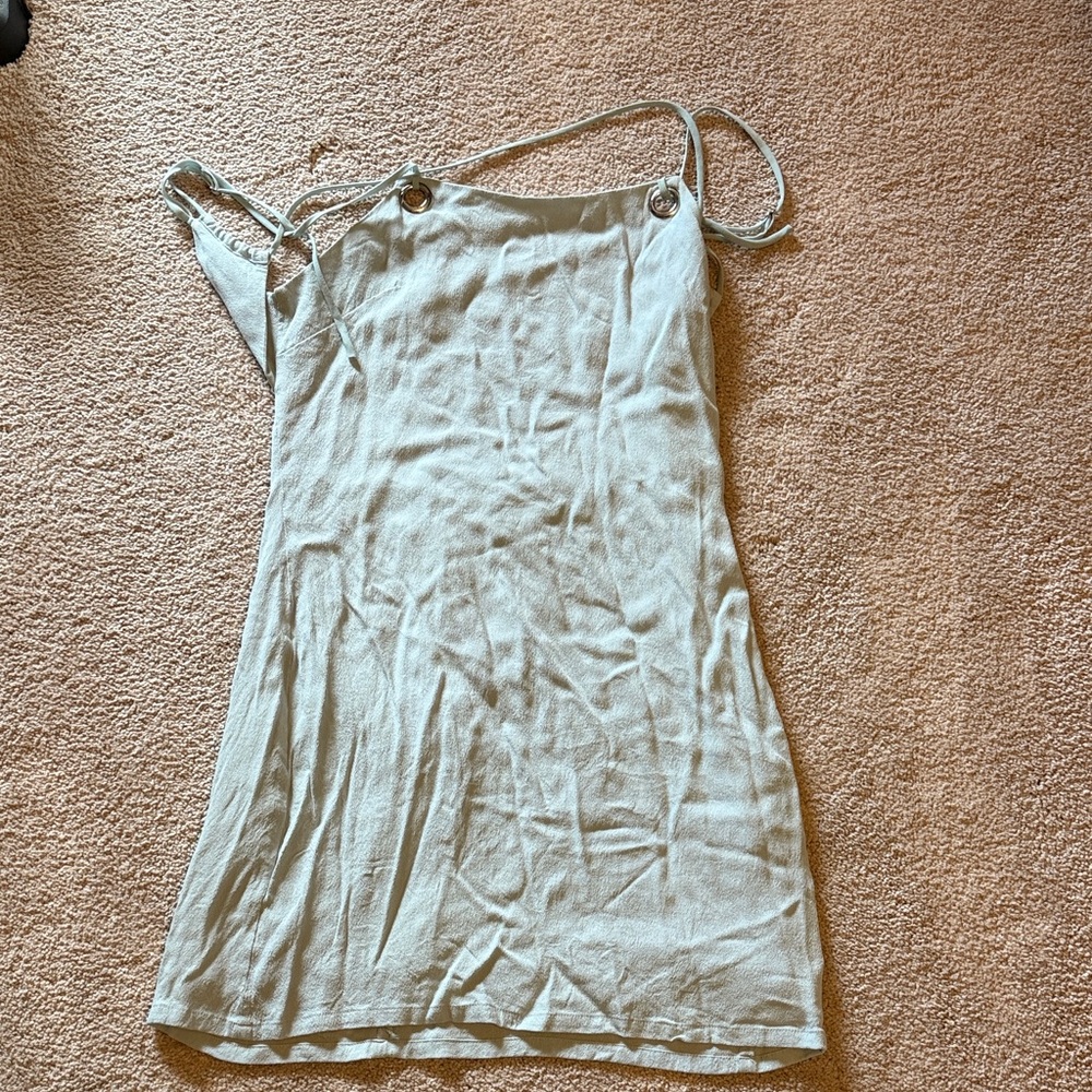 Silence + Noise Light Green Dress